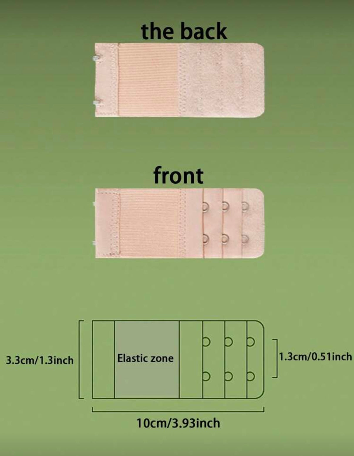 Bra Extender Hooks
